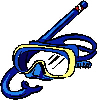 Logo Maske mit Schnorchel